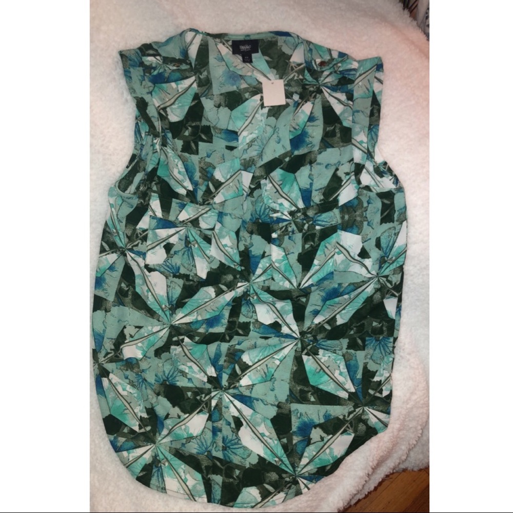 fun tropical blouse